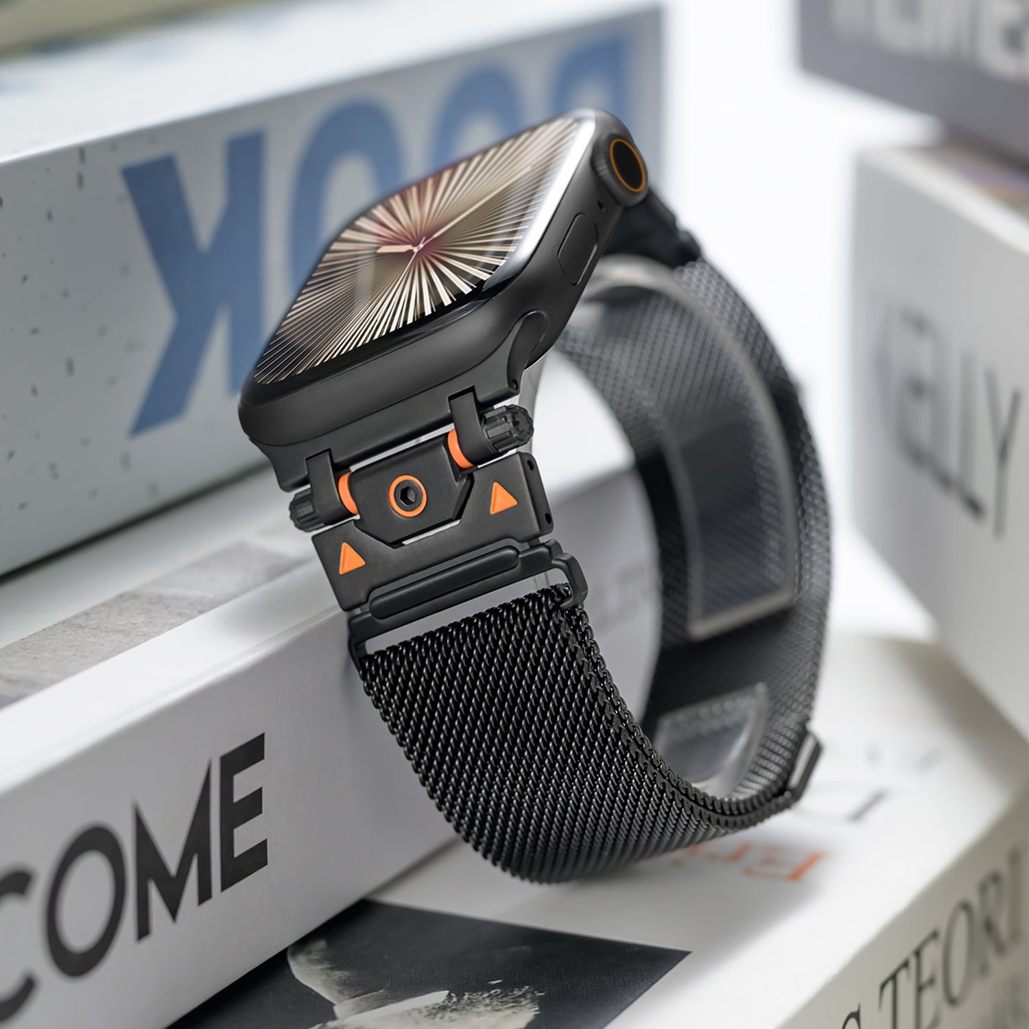 Bracelet en maille métallique fine