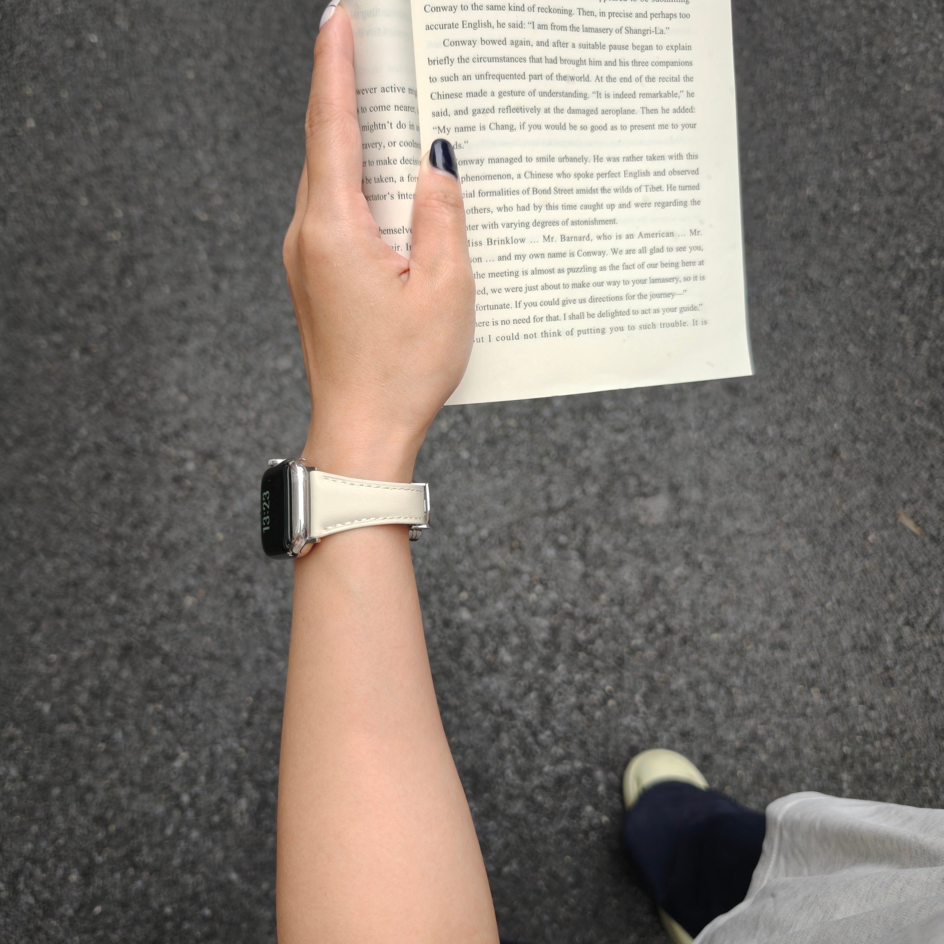 Bracelet Lisse Cuir de Veau avec Trèfle