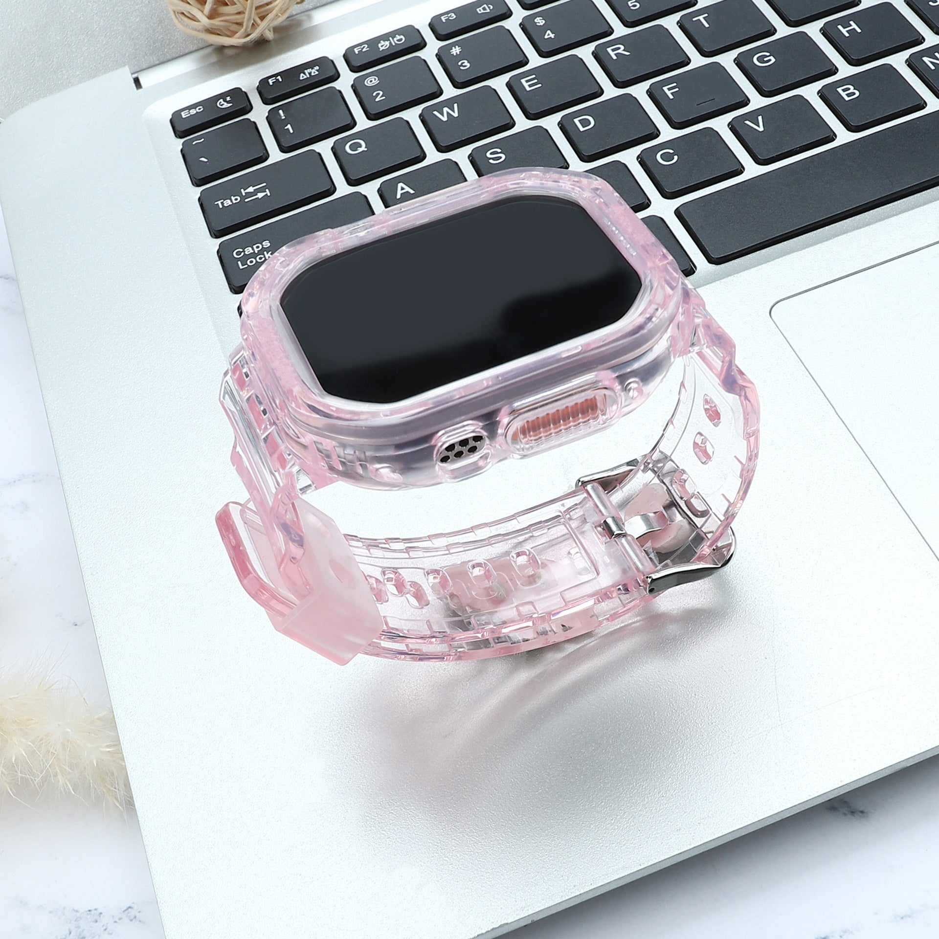 Bracelet transparents avec coque transparente