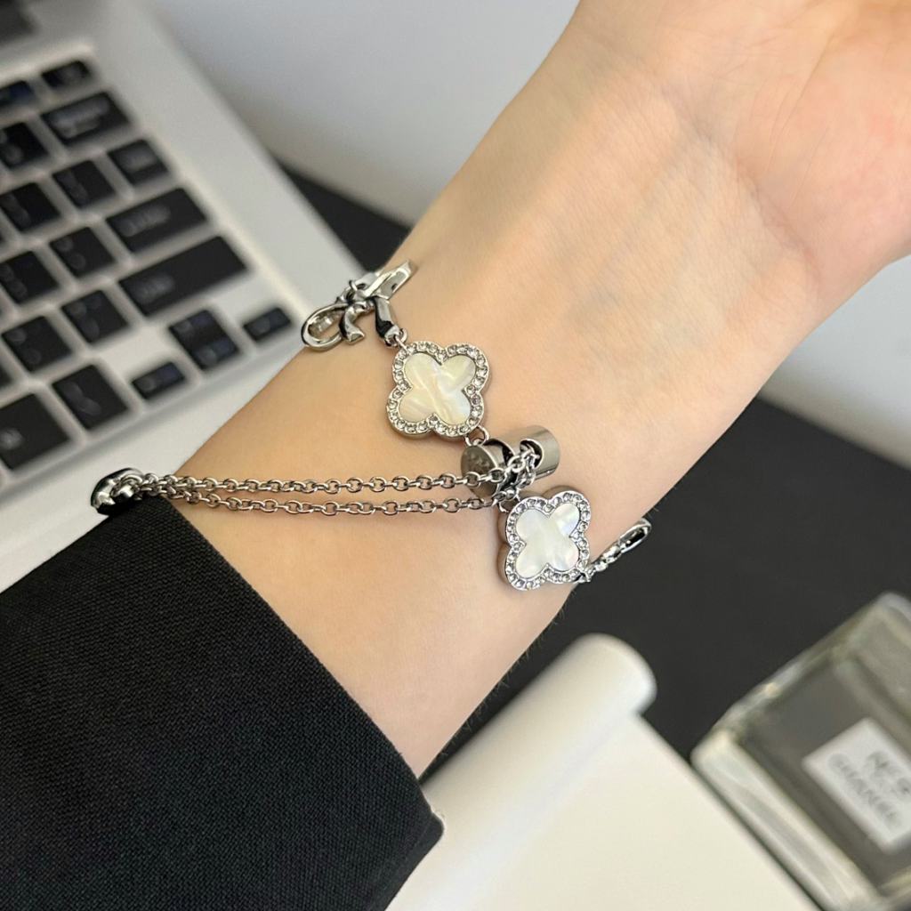 Bracelet Nœud Trèfle