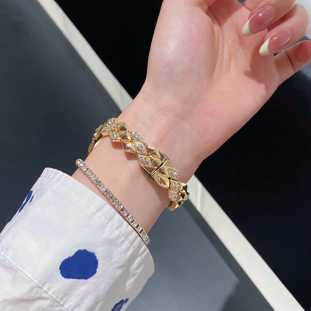 Bracelet Serpent Diamenté