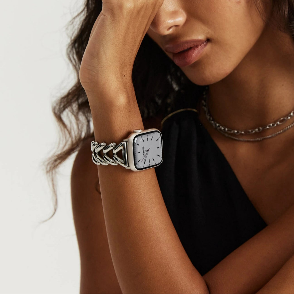 Bracelet Chaîne Tressée en Acier