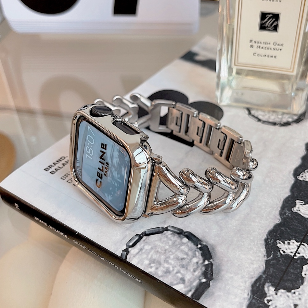 Bracelet Chaîne Tressée en Acier