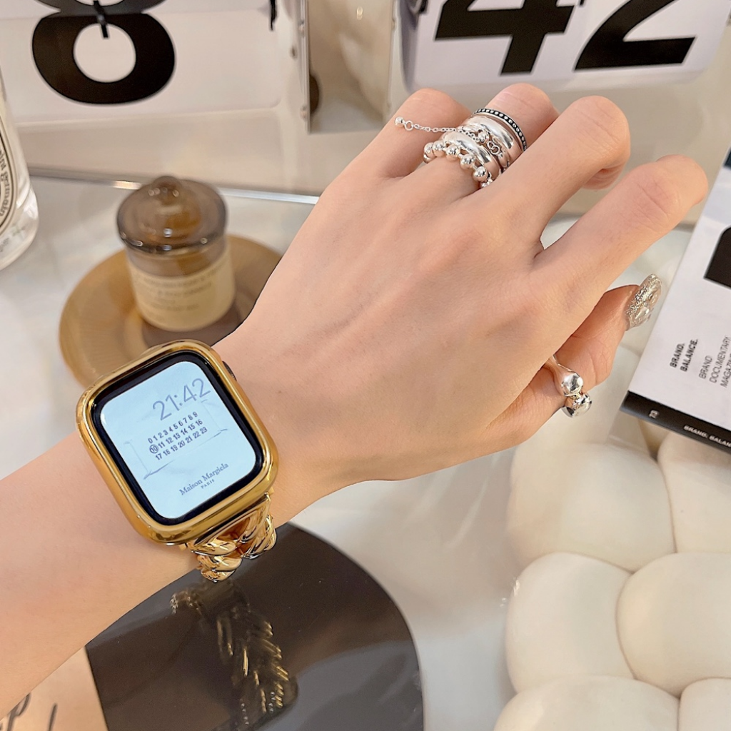 Bracelet Chaîne Tressée en Acier